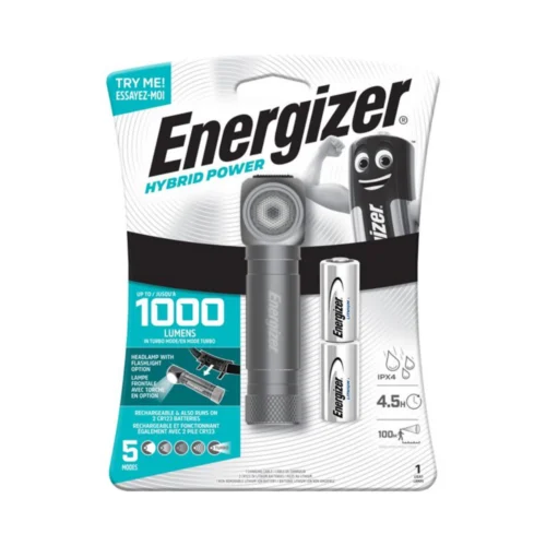 ENERGIZER HYBRID RECHARGEABLE HEADLAMP 1000 LUMEN