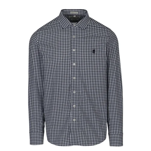 PRINGLE BERNARD GINGHAM EASY CARE LS SHIRT (MENS)