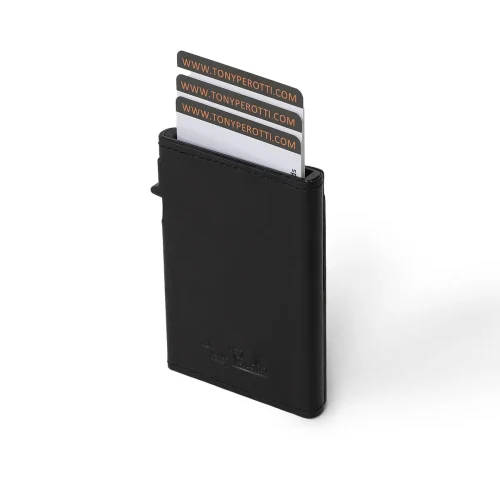 TONY PEROTTI FURBO SLIM CARDHOLDER WITH OUTSIDE CARD SLOT