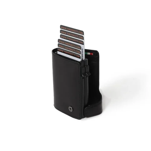 TONY PEROTTI DOUBLE FURBO CARDHOLDER WITH BANKNOTE POCKET