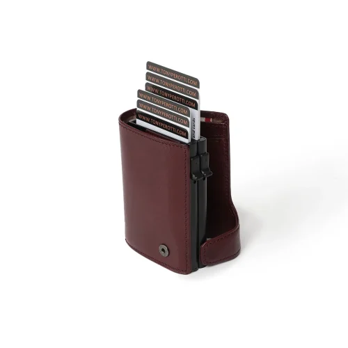 TONY PEROTTI DOUBLE FURBO CARDHOLDER WITH BANKNOTE POCKET