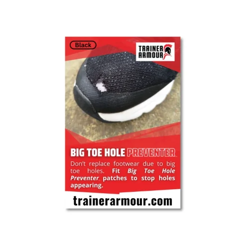 TRAINER ARMOUR TOE HOLE PREVENTER